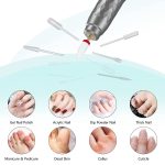 Electric Nail Drill Machine Professional,Cordless Electric Nail File for Acrylic Gel Nails,Efile Manicure and Pedicure Kit for Grinding Polishing Trimming(Gray) - Image 3